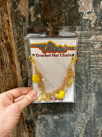 Lemon Trucker Hat Chain