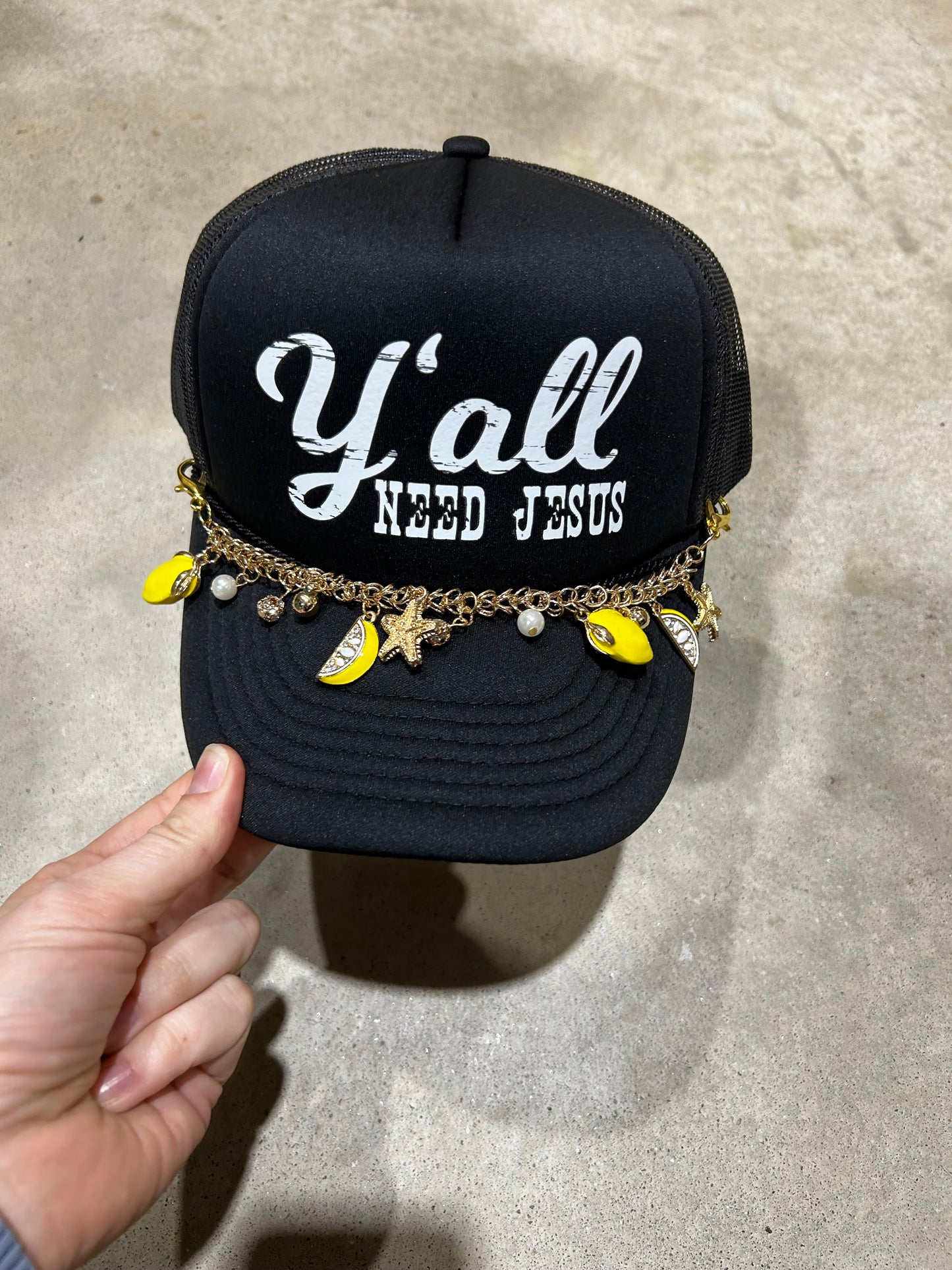 Lemon Trucker Hat Chain