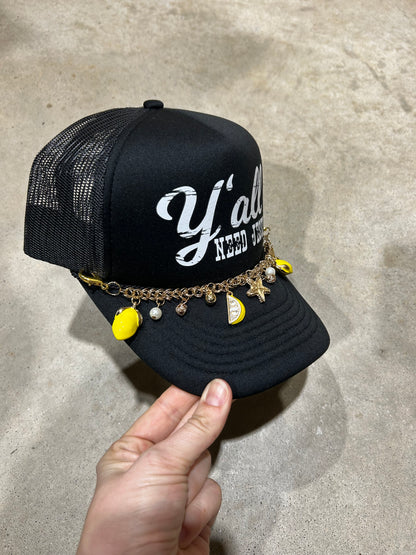Lemon Trucker Hat Chain