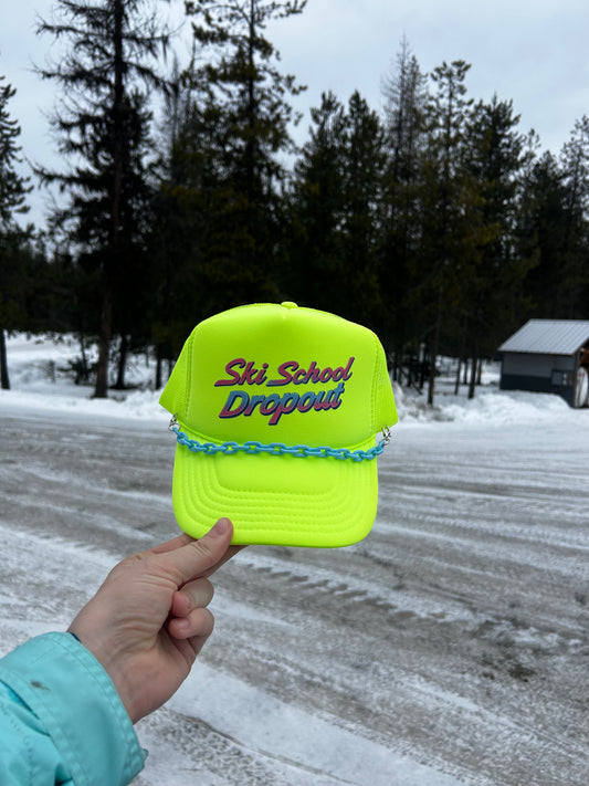 Ski School Dropout Trucker Hat