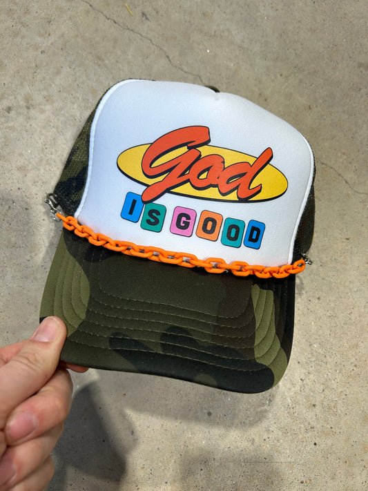 God Is Good Trucker Hat
