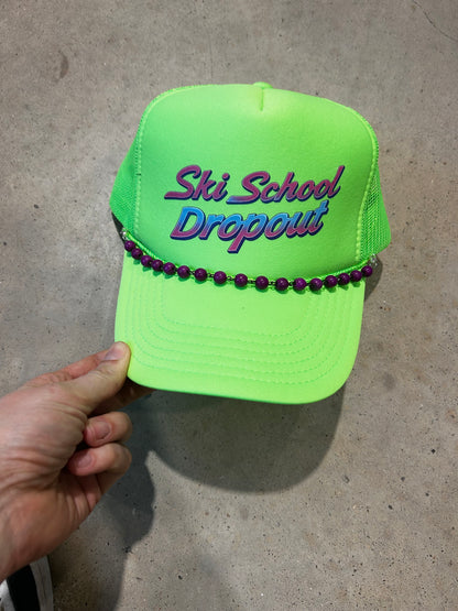 Ski School Dropout Trucker Hat