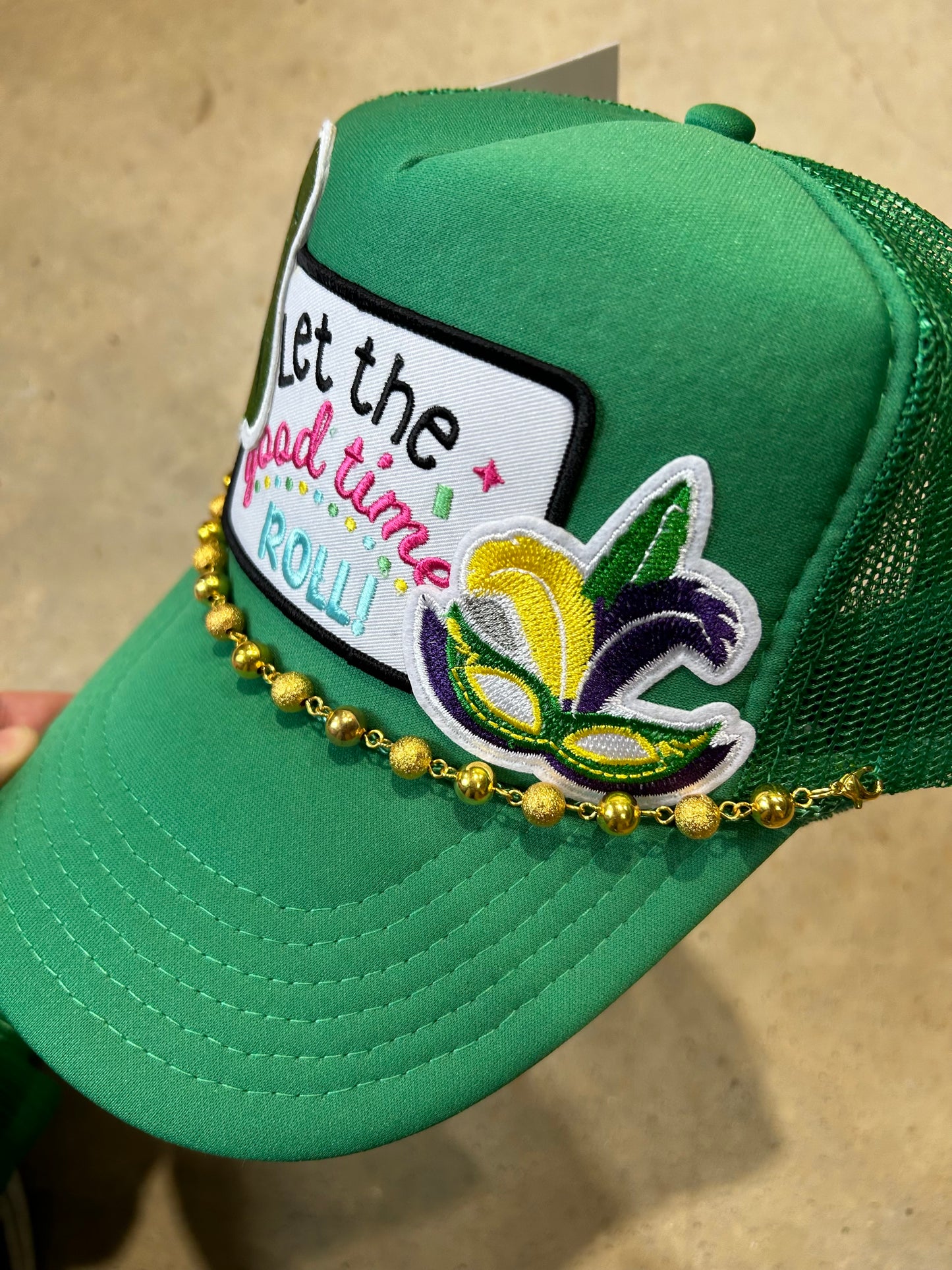 Stardust & Gold Beaded Trucker Chain