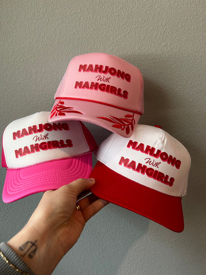 Mahjong with Mahgirls Trucker Hat