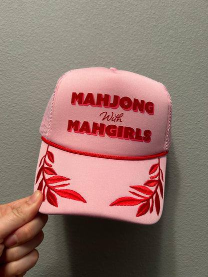 Mahjong with Mahgirls Trucker Hat