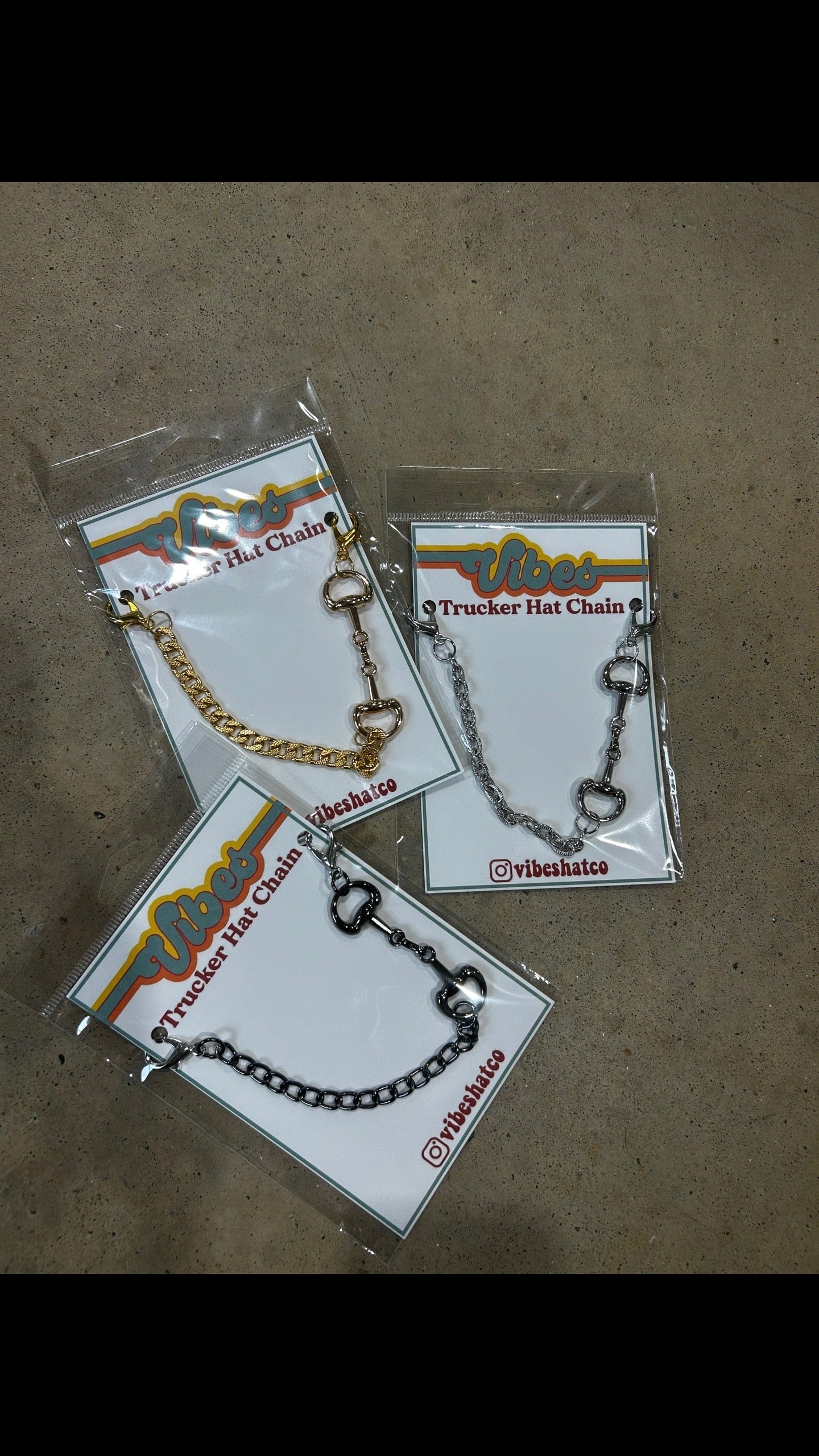 Snaffle Bit Trucker Hat Chain