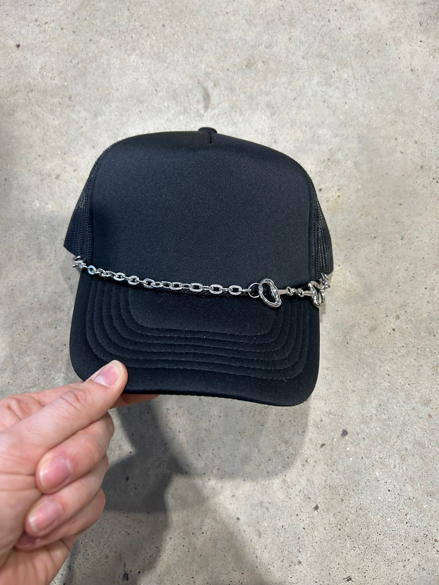 Snaffle Bit Trucker Hat Chain