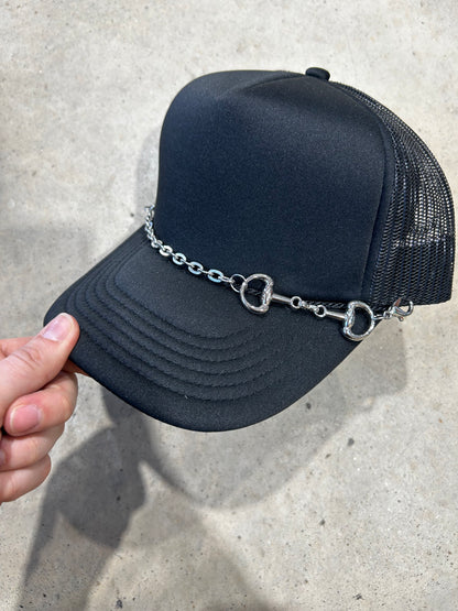 Snaffle Bit Trucker Hat Chain