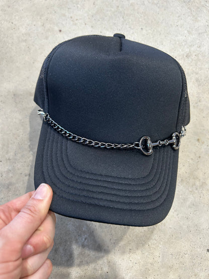 Snaffle Bit Trucker Hat Chain