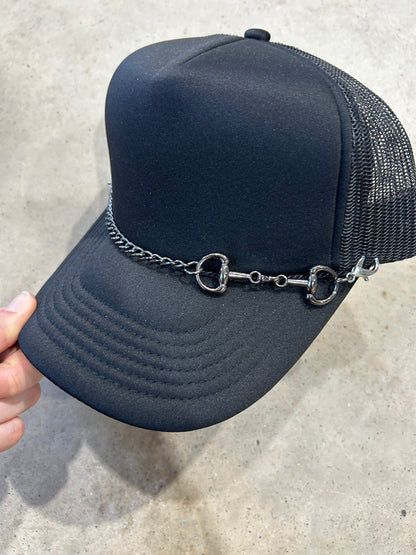 Snaffle Bit Trucker Hat Chain