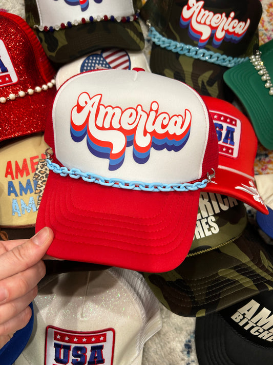 Retro America Trucker Hat