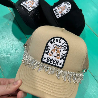 Just Here For The Beer Trucker Hat