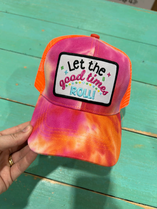 Let The Good Times Roll TieDye Hat