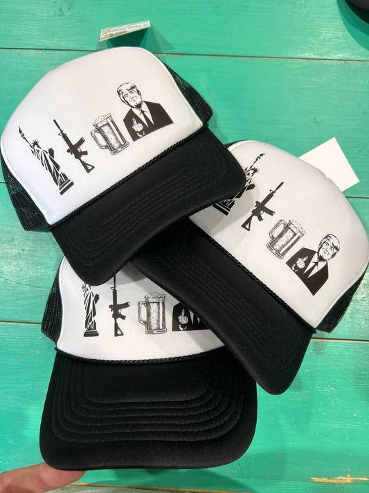 Liberty, Guns, Beer, & Trump Trucker