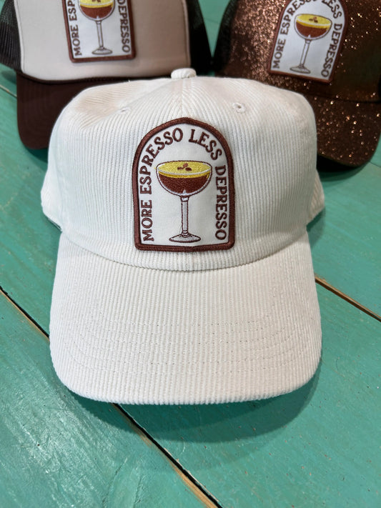 More Espresso Less Depresso Trucker