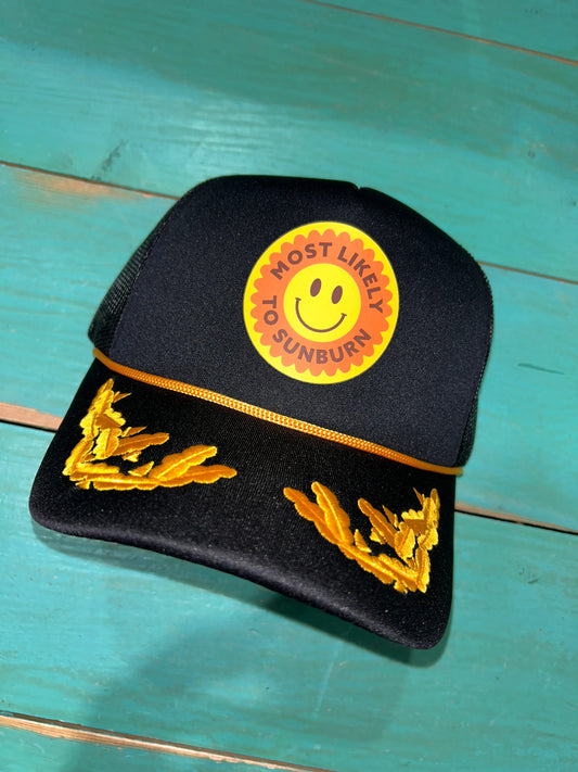 Most Likely To Sunburn Trucker Hat