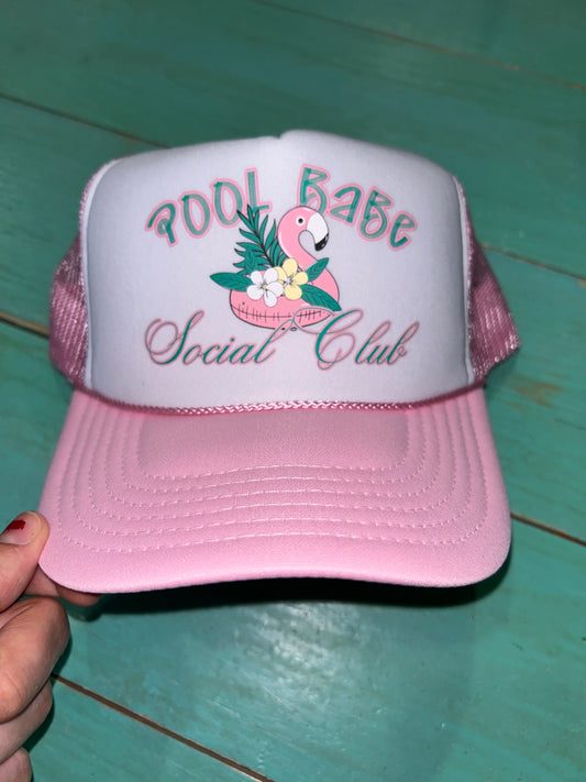 Pool Babe Social Club Trucker