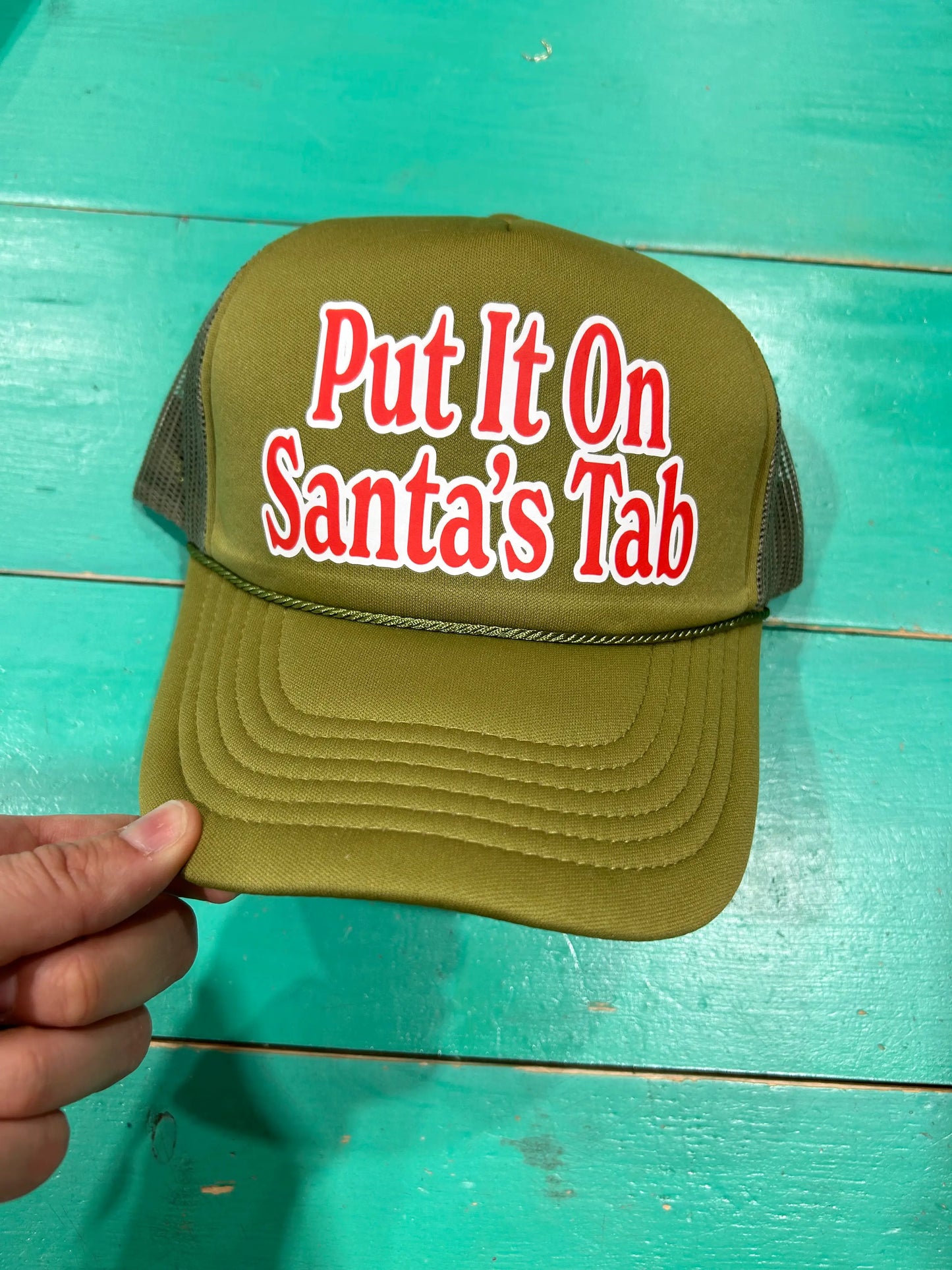 Put It On Santa's Tab Trucker