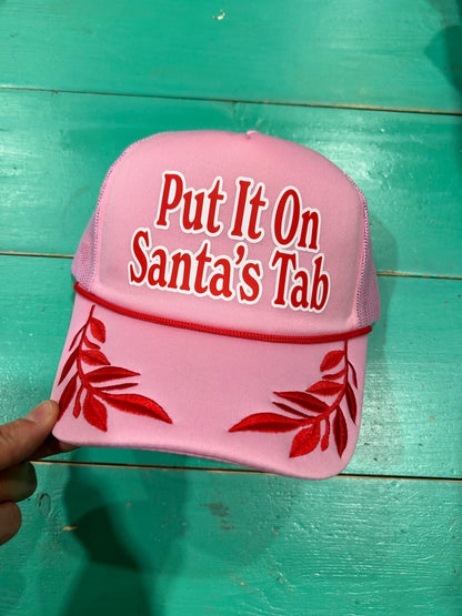 Put It On Santa's Tab Trucker