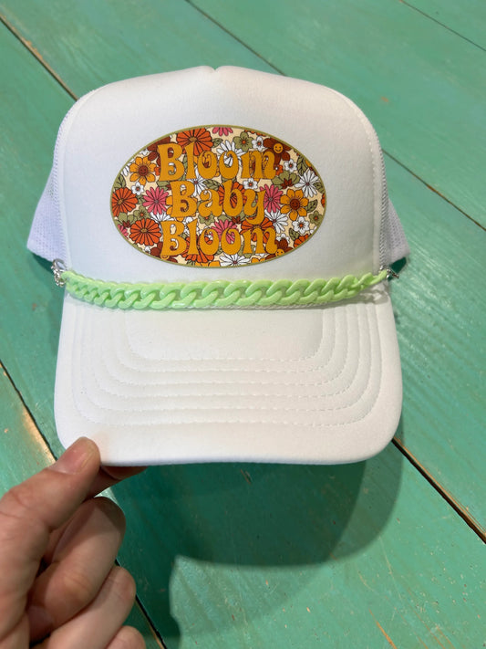 Rainbow Trucker Hat Chains | Hat Band | Hat Chain | Cap