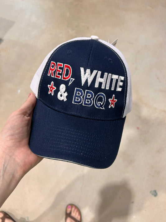 Red, White, & BBQ Cap