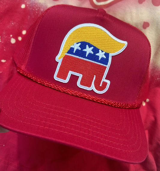 Republican Trump Elephant Trucker