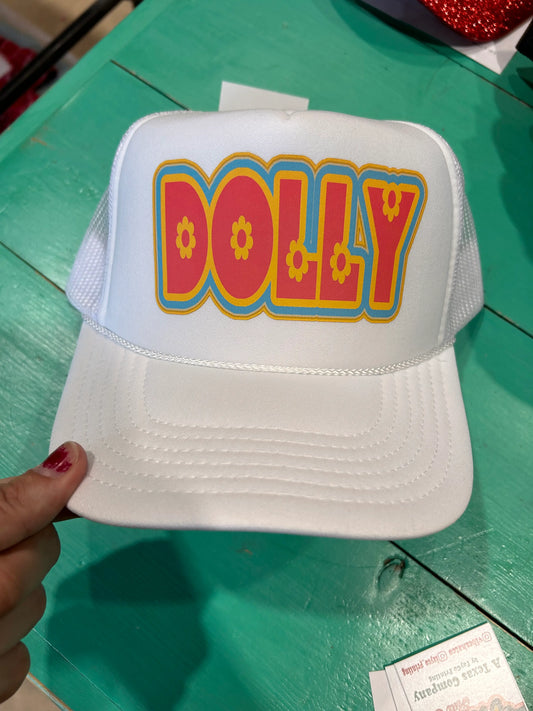 Retro Dolly Flower Trucker