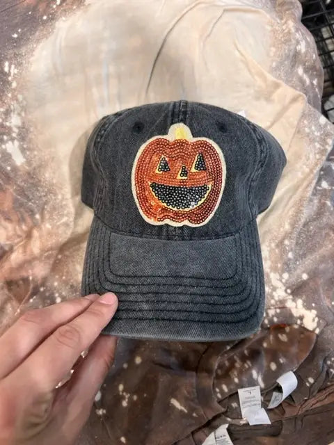 Sequin Pumpkin Hat
