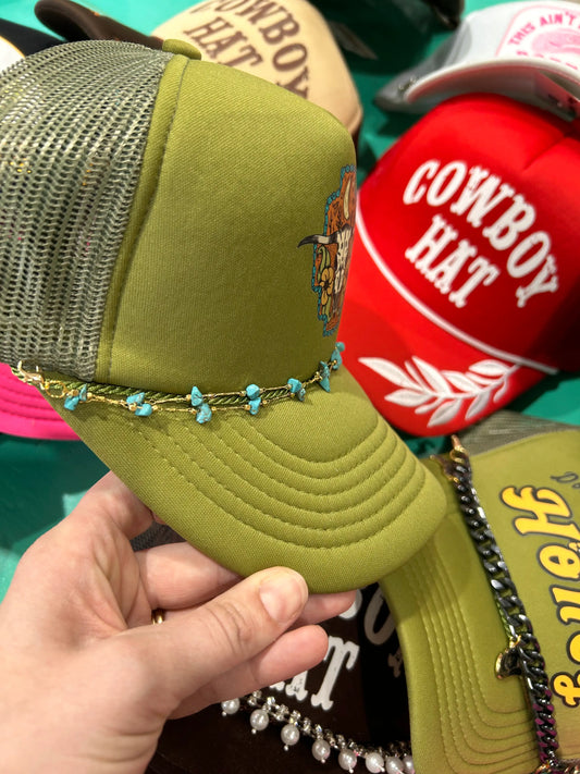 Turquoise Trucker Chain