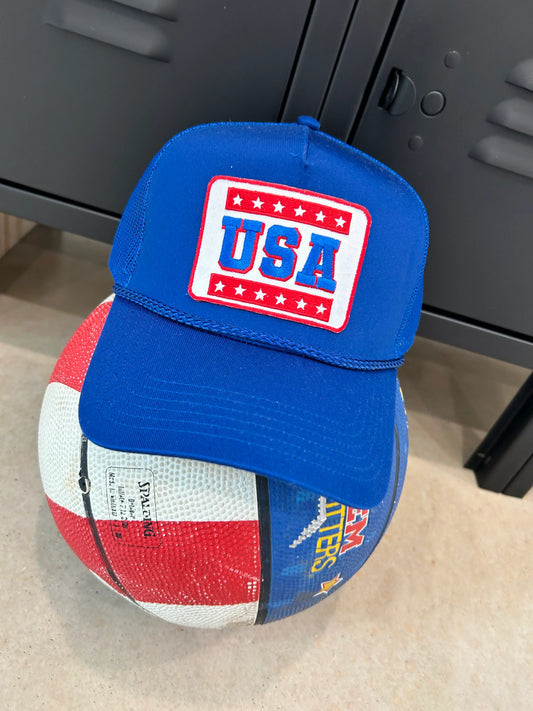 USA Retro Patch Trucker