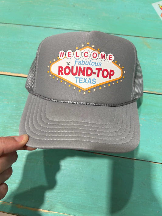 Welcome To Fabulous Round Top Trucker Hat