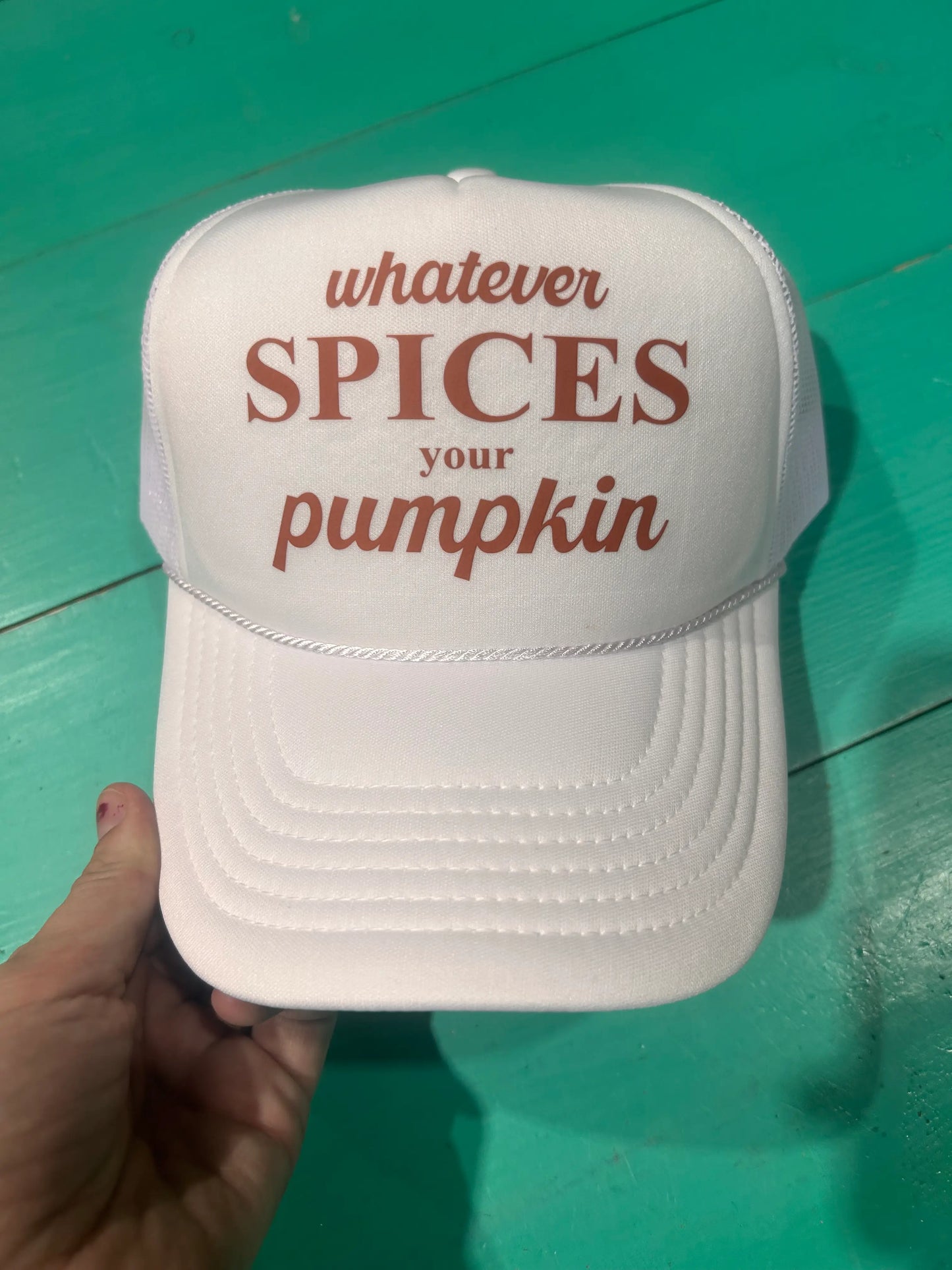 Whatever Spices Your Pumpkin Trucker Hat